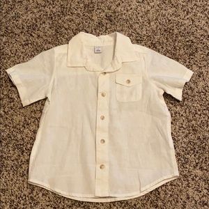 Old Navy white button up shirt